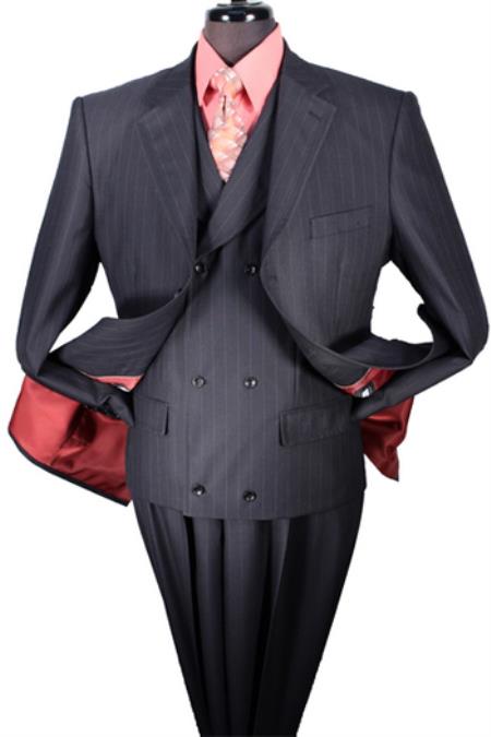 Mensusa Products Super 140 Wool Suit Navy