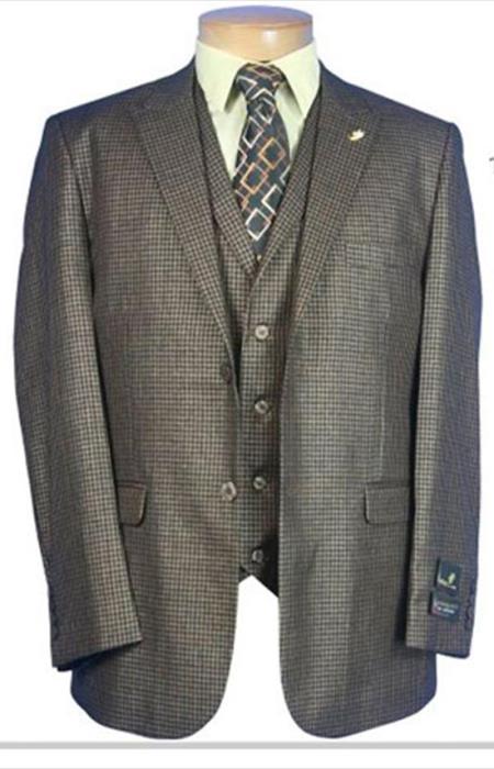 Mensusa Products Plaid Window Pane Houndstooth Pattern Black,Grey,Gold