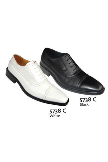 Mensusa Products Two Tones Shoes White/Black