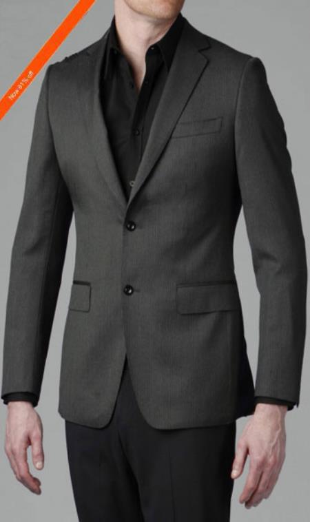Amazing Gray Multi Stripe 2Button Slim Cut Suit