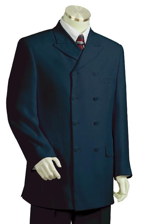 Mensusa Products Men's High Fashion Navy Zoot Suit