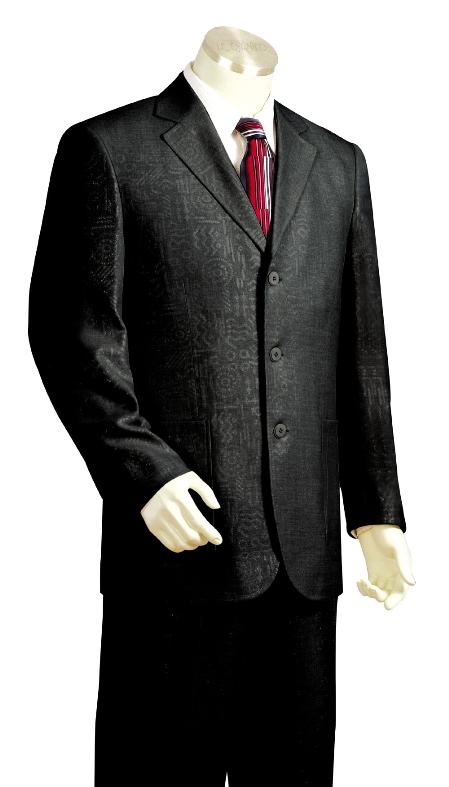 Mensusa Products Mens 3 Button Fashion Zoot Suit