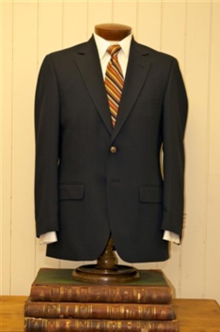 2 Button Big and Tall Size blazer 56 toWool Suit Black