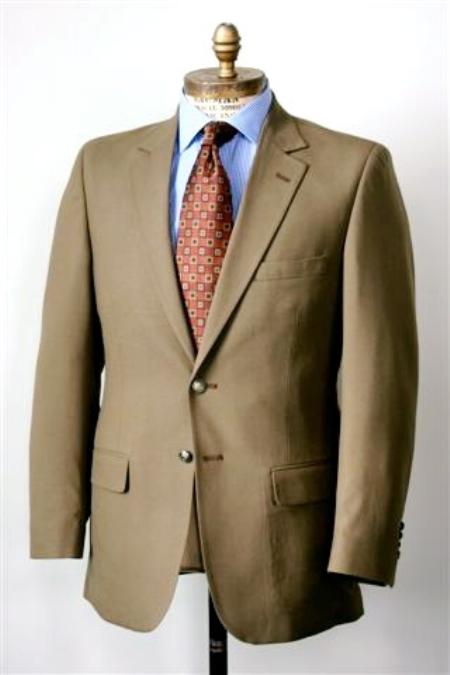 Mensusa Products 2 Button Big and Tall Size blazer 56 toWool Suit Brown