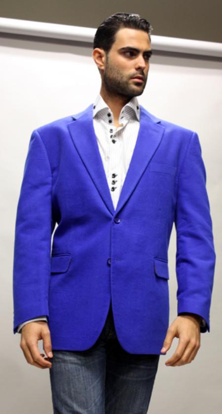Royal Sport Coat It's One of a Kind Super's For All Occasion Velvet Fabric