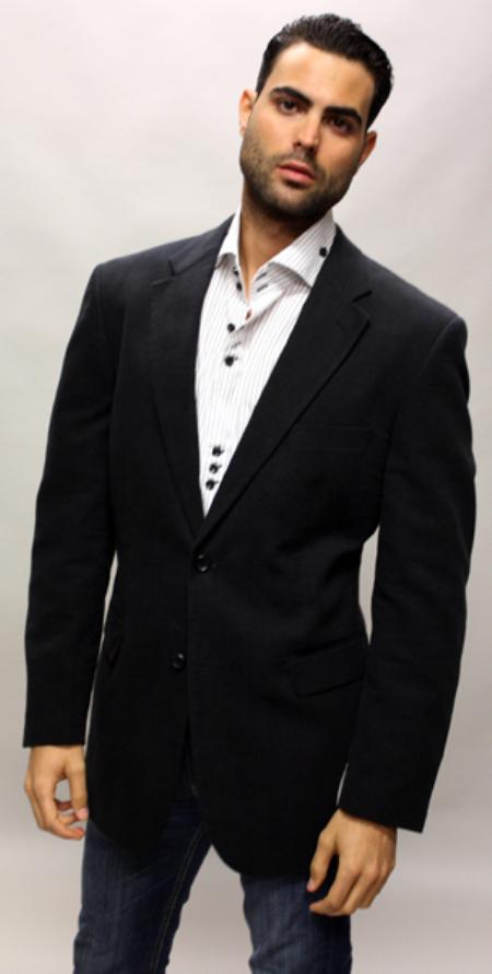 Palace Color Black Sport Coat Feel Very Nice For All Occasion