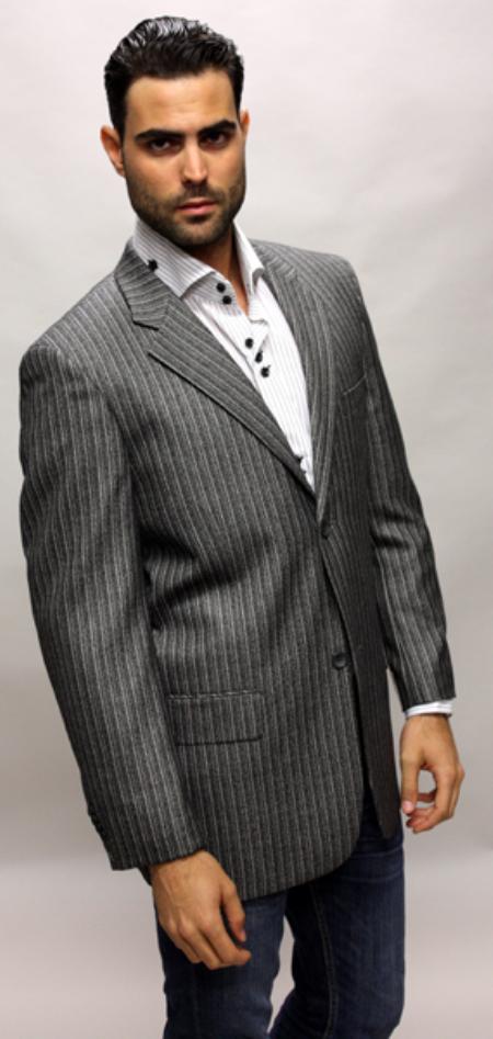 Mensusa Products Black Sport Coat This Jacket Is a Winner 2 Button