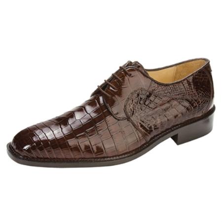 Mensusa Products Belvedere Mens Brown Nile Crocodile