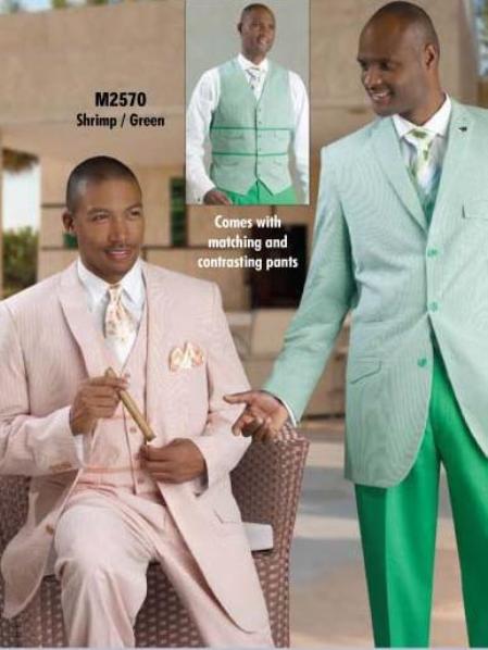 Green Seersucker Suit