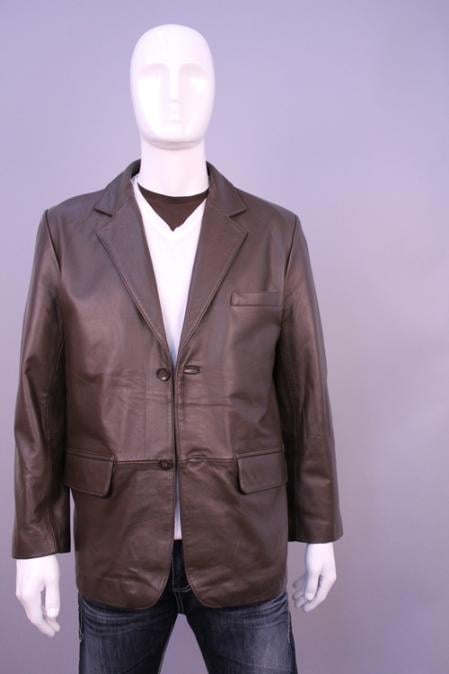 2 Button Brown Jackets and Outwear Mens