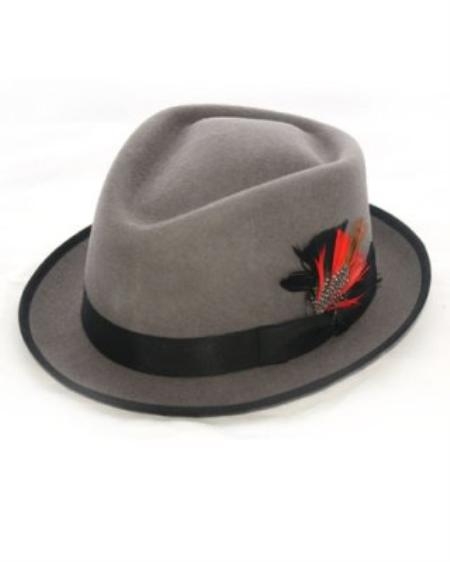 Mensusa Products Men's Gray Detroit Hat