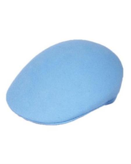 Mensusa Products Men's Light Blue English Cap Hat