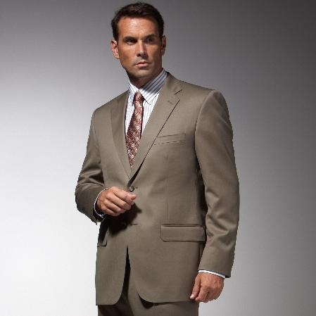 Mensusa Products Men's Taupe affordable suit online sale