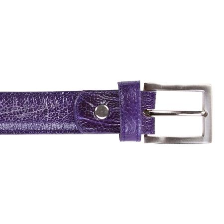 Mensusa Products Purple Ostrich Leg Belt