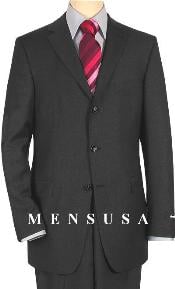 SKU WBL657 Extra Long Charcoal Gray Suits in Super 150s Italian Wool Suit MensUSA Exclusive Line Vented 199 
