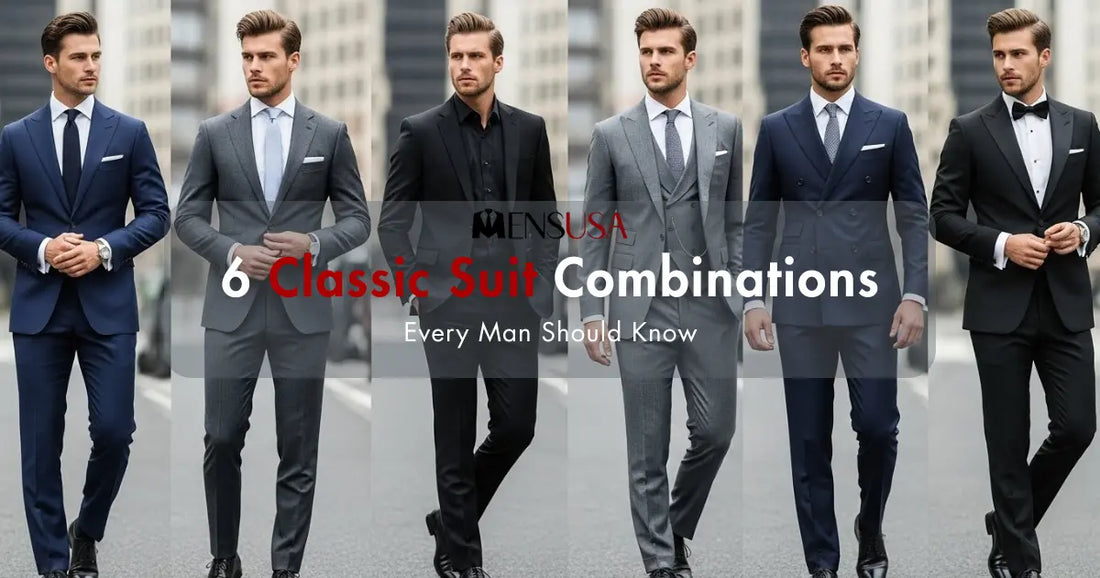 6 Classic Suit Combinations