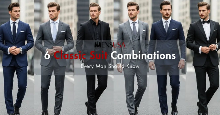 6 Classic Suit Combinations Every Man Should Know