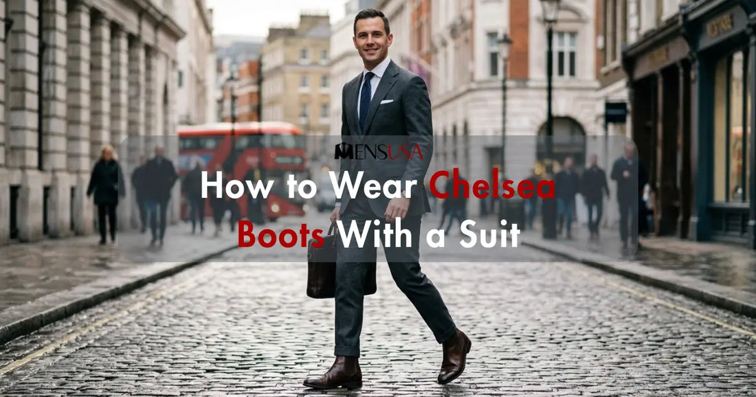 Chelsea Boots With a Suit
