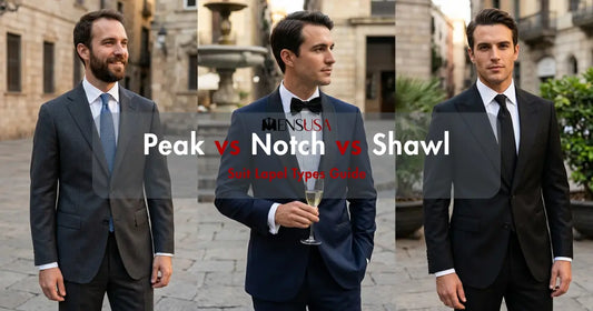 Suit Lapel Types Guide