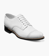 Stacy Adams MADISON Cap Toe Oxford White by Stacy Adams Shoes
