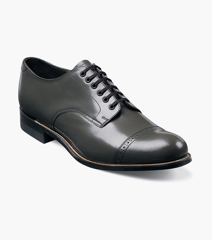 Stacy Adams MADISON Cap Toe Oxford Steel Gray by Stacy Adams Shoes