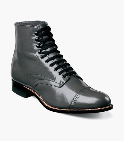 Stacy Adams MADISON Cap Toe Boot Steel Gray by Stacy Adams Shoes