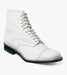 Stacy Adams MADISON Cap Toe Boot White by Stacy Adams Shoes