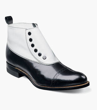 Stacy Adams MADISON FACTORY SECOND Black w/White by Stacy Adams Shoes