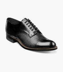 Stacy Adams MADISON Lizard Cap Toe Oxford Black by Stacy Adams Shoes