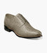Stacy Adams MADISON Anaconda Plain Toe Oxford Gray by Stacy Adams Shoes