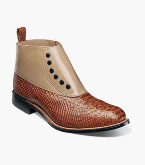 MADISON Spectator Spat Cap Toe Demi Boot