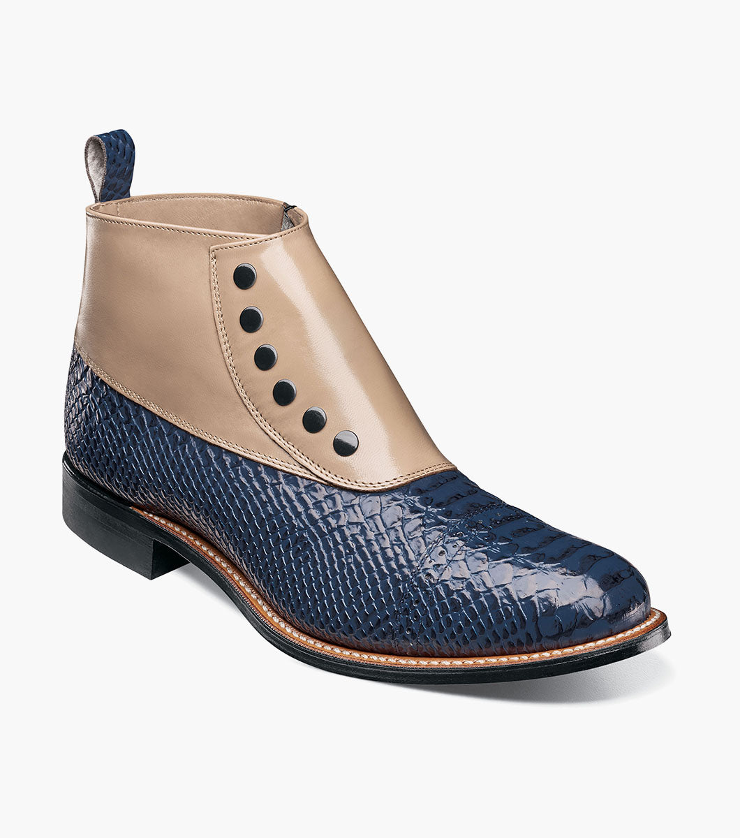 Stacy Adams Madison Spectator Spat Cap Toe Demi Boot by Stacy Adams Shoes