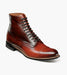 Stacy Adams MADISON Cap Toe Lace Up Boot Cognac by Stacy Adams Shoes