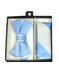 Sky Blue & White Bow Tie Set