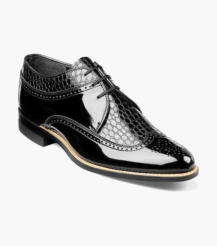 Stacy Adams DAYTON Wingtip Oxford Black by Stacy Adams Shoes