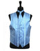 Sky Blue Stripe Vest Set