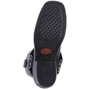 Dingo Black Womens Leather Motor Cycle Boots - Image 3
