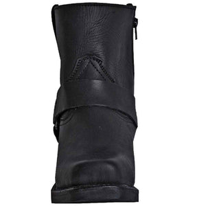 Dingo Black Harness Mens Leather Boots