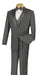 Santorini Collection - Regular Fit Gray Tuxedo 4 Piece with Vest Bow Tie