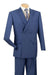 Ramses Collection - Double Breasted 2 Piece Suit Regular Fit in Blue