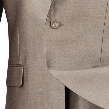 Palazzo Collection - Beige Men's Slim Fit 2 Piece Tuxedo Shawl Lapel