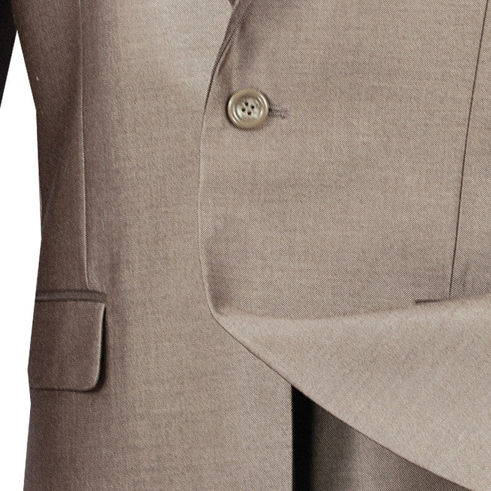 Palazzo Collection - Beige Men's Slim Fit 2 Piece Tuxedo Shawl Lapel