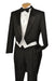 Men's Slim Fit Velvet Tuxedo 2 Piece in Wine