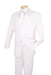 Men's Regular Fit Tuxedo 3 Piece with Vest White
