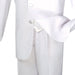 Men's Regular Fit Tuxedo 3 Piece with Vest White
