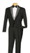 Regular Fit Black Tuxedo 4 Pieces with Vest Bow Tie Cummerbund