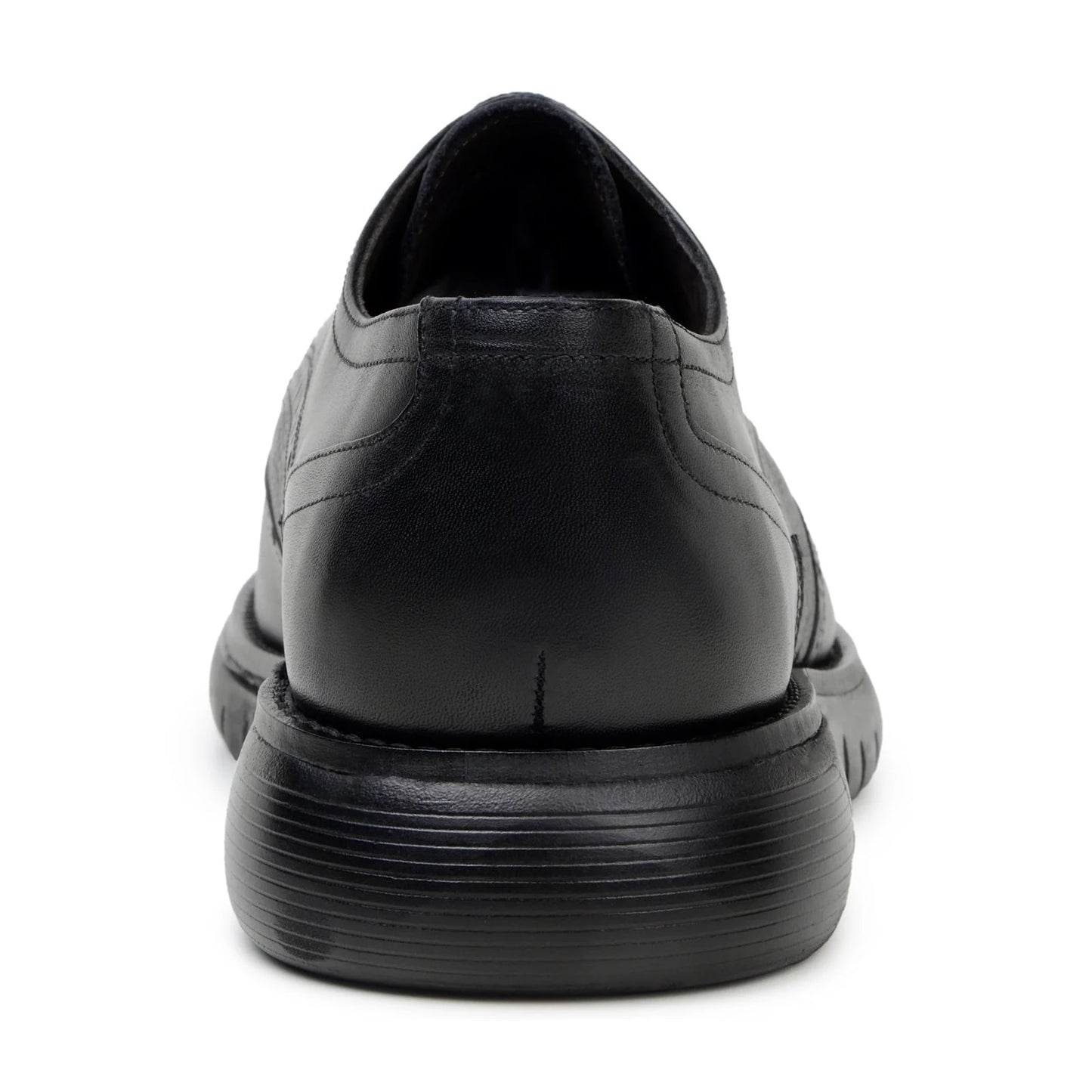 Men's Belvedere Enzo Nappa Leather Casual Wingtip Dress Shoe in Black