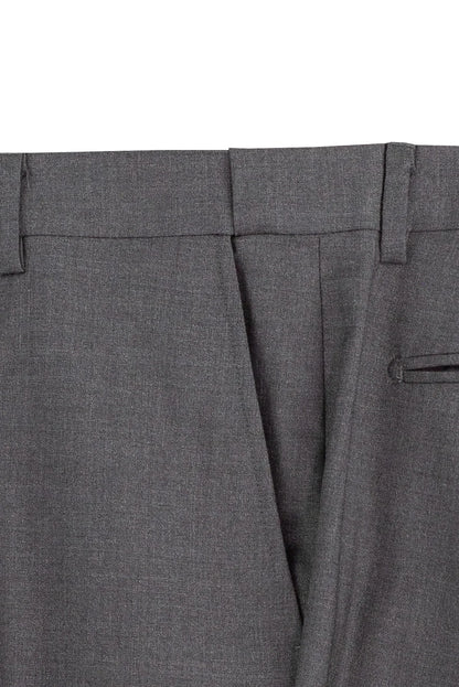 Men's Charcoal Adjustable Waist Two Piece Suit