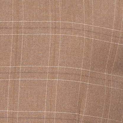 Men's Toast Windowpane Three Piece Suit