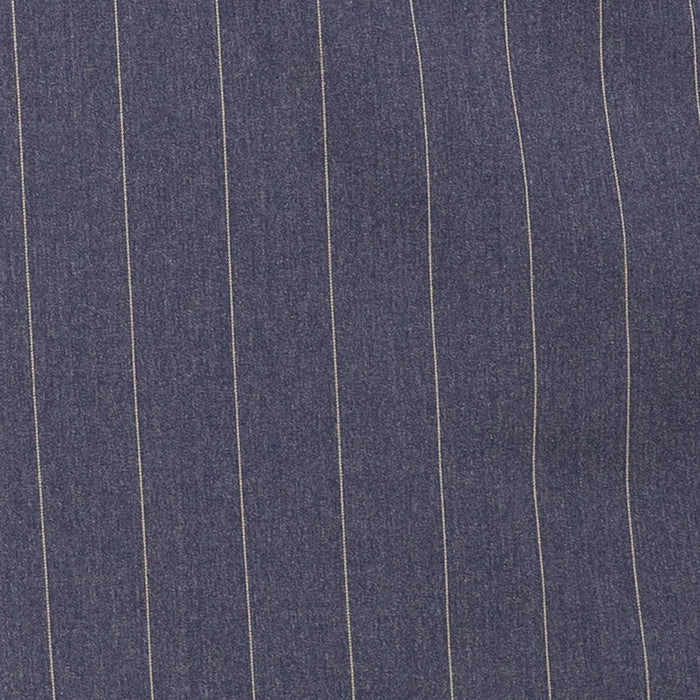 Men's Denim Blue Pinstripe Double Breasted Suit